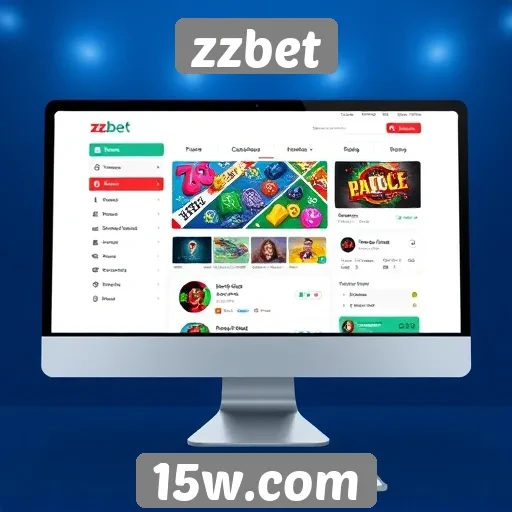Interface do usuário do zzbet em avaliação